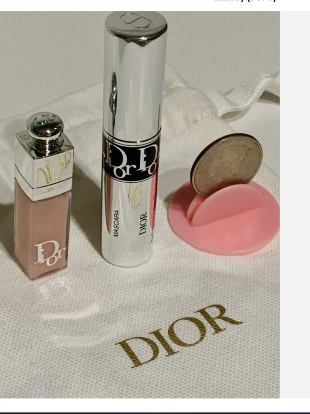 Dior Mini Duo: Dior Lip Maximizer & Diorshow Iconic Overcurl Mascara New No Box